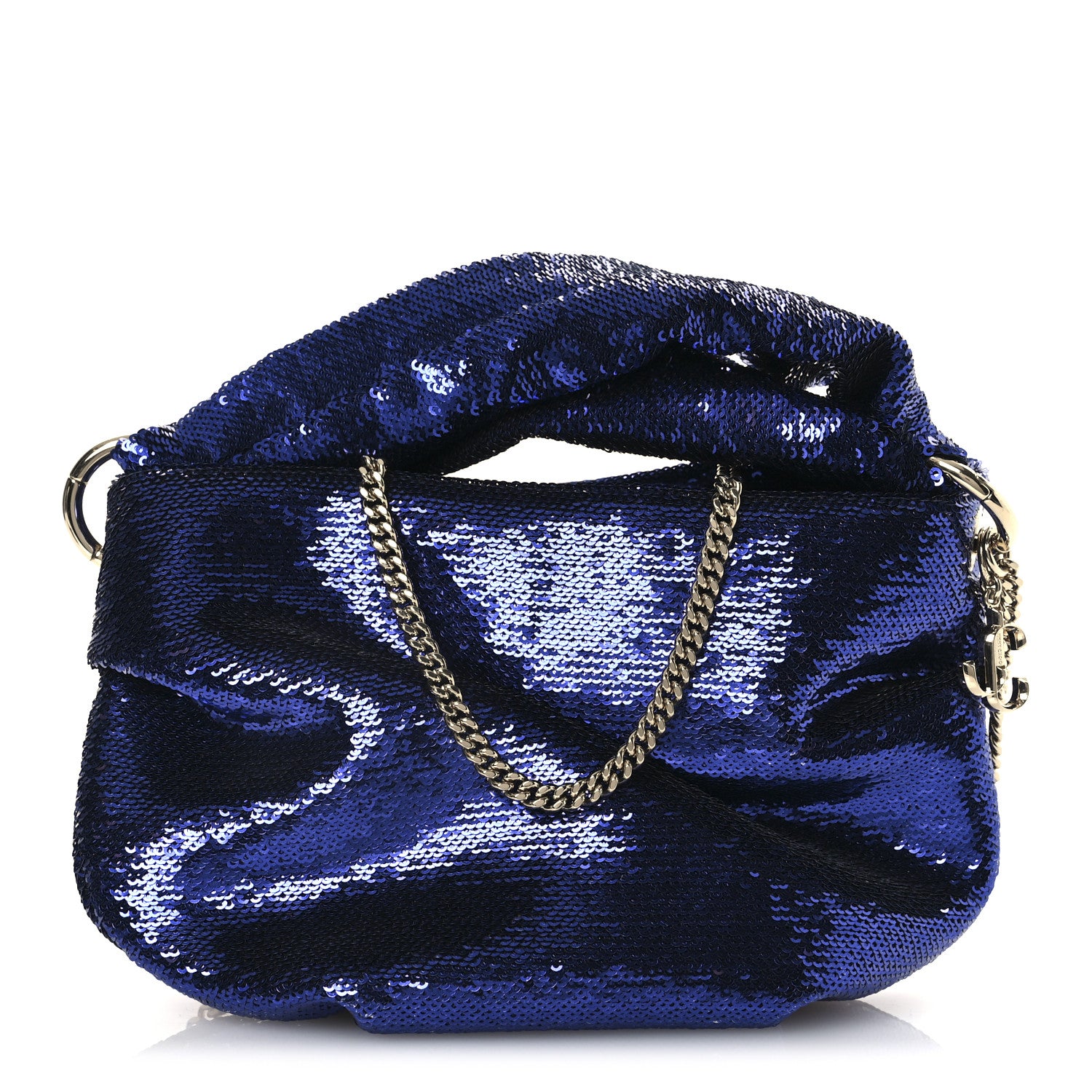 Jimmy Choo Sequin Bonny Shoulder Bag Ultraviolet 1 of 27