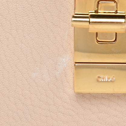 Chloe Grained Lambskin Mini Drew Shoulder Bag Abstract White 9 of 9