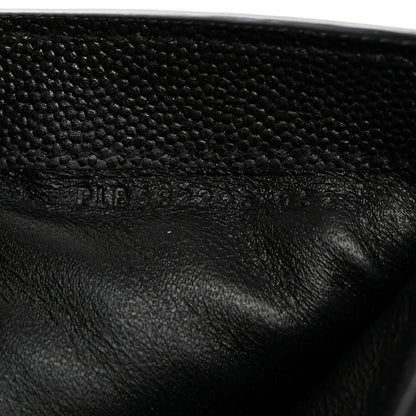 Saint Laurent Grain De Poudre Monogram Bi-Fold Wallet Black 8 of 8