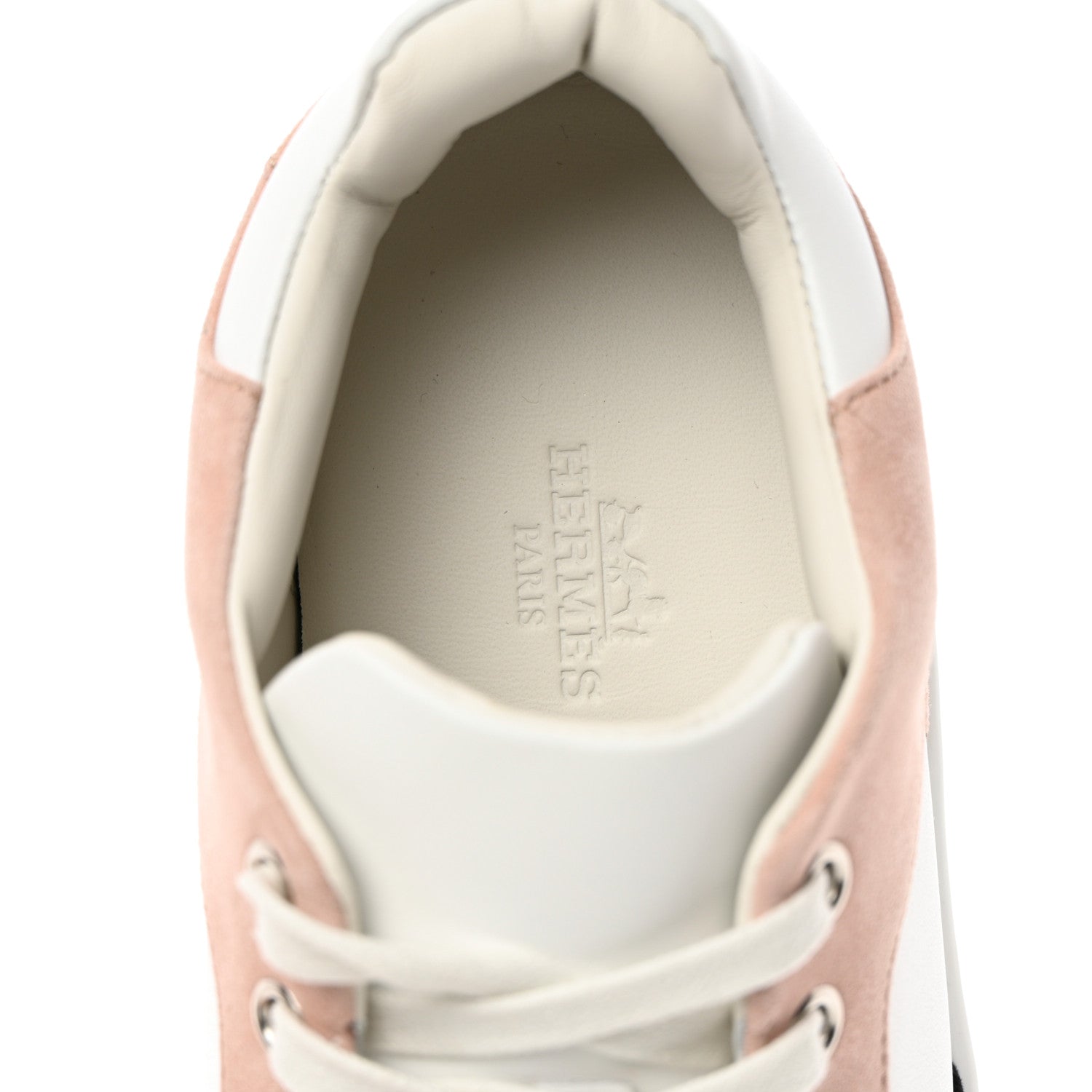 Hermes Suede Goatskin Calfskin Free Sneakers 38 Multicolor Rose Opaline 13 of 16
