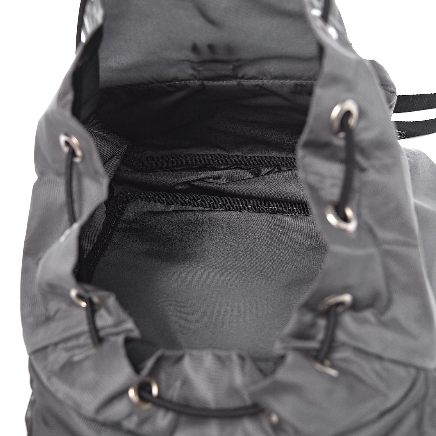 Prada Tessuto Nylon Montagna Small Single Buckle Backpack Ardesia 5 of 10