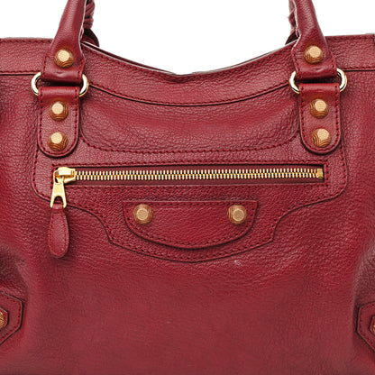 Balenciaga Chevre Hamilton Giant 12 Gold Hardware City Bordeaux 9 of 16