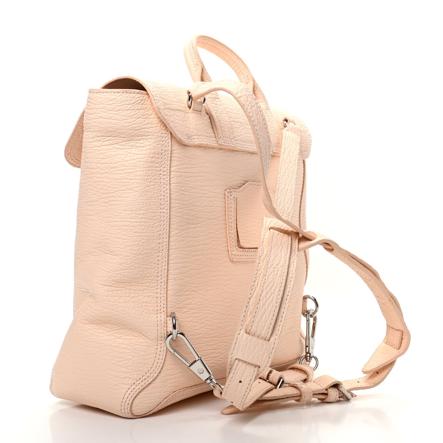 3.1 Phillip Lim Textured Calfskin Pashli Backpack White Peach 3 of 8