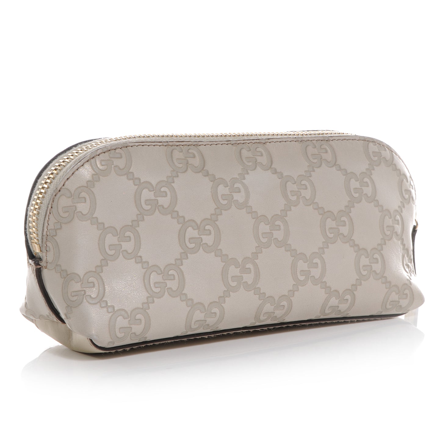 Guccissima Small Cosmetic Pouch Off White