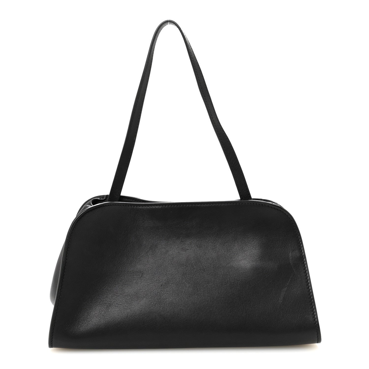 The Row Smooth Calfskin Peggy Bag Black 1 of 9