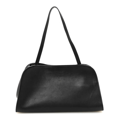 The Row Smooth Calfskin Peggy Bag Black 1 of 9