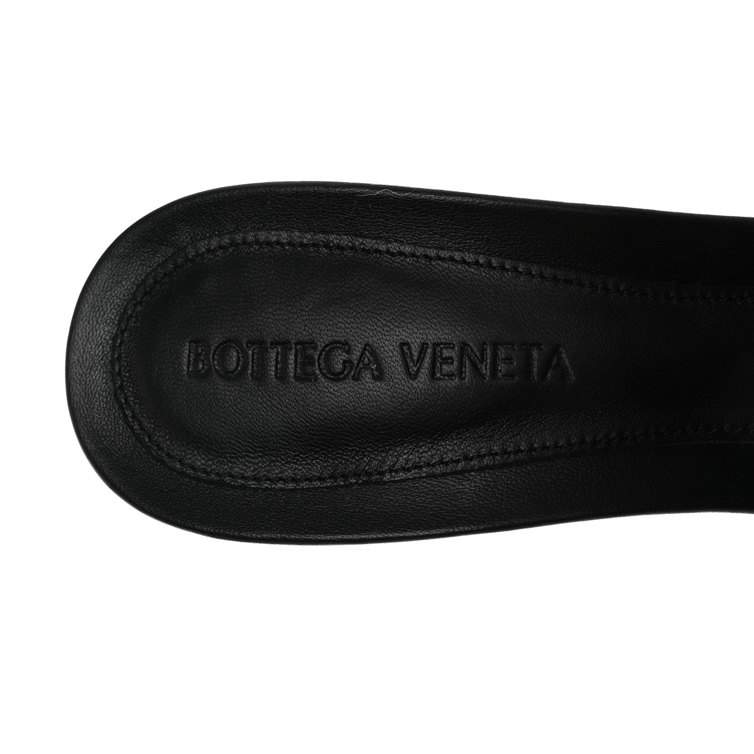 Bottega Veneta Nappa Matelasse Padded Mule Sandals 38.5 Black 6 of 9