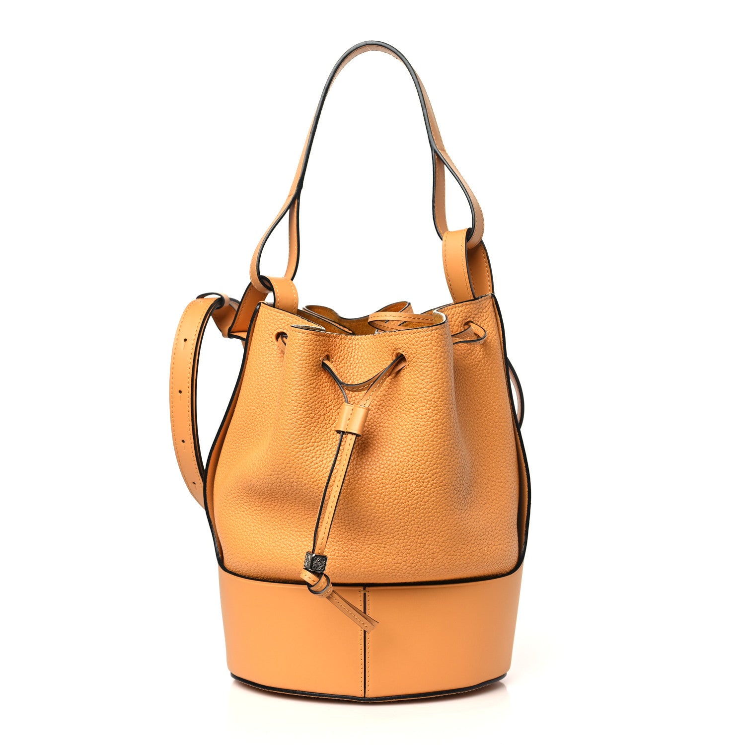 Loewe Grained Calfskin Medium Balloon Bag Saffron Yellow 1 of 11