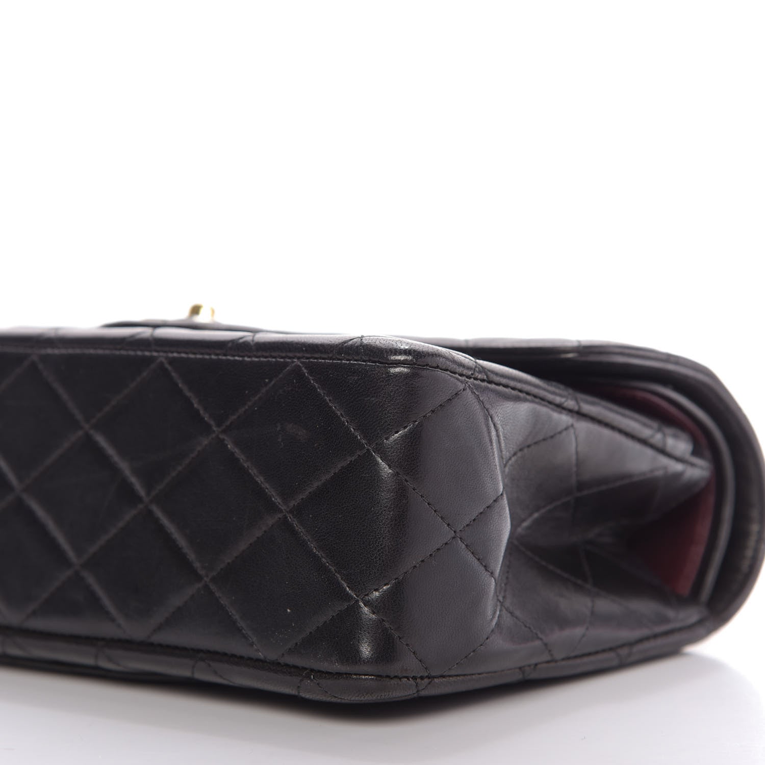 Chanel Lambskin Quilted Small Double Flap Black 7 of 10