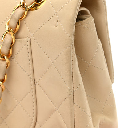 Chanel Lambskin Quilted Small Double Flap Beige 16 of 18