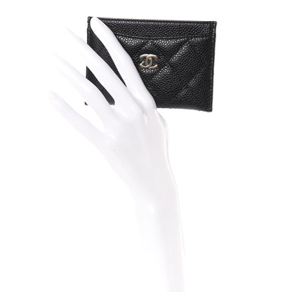 Chanel Caviar Quilted Card Holder Black 2 of 9