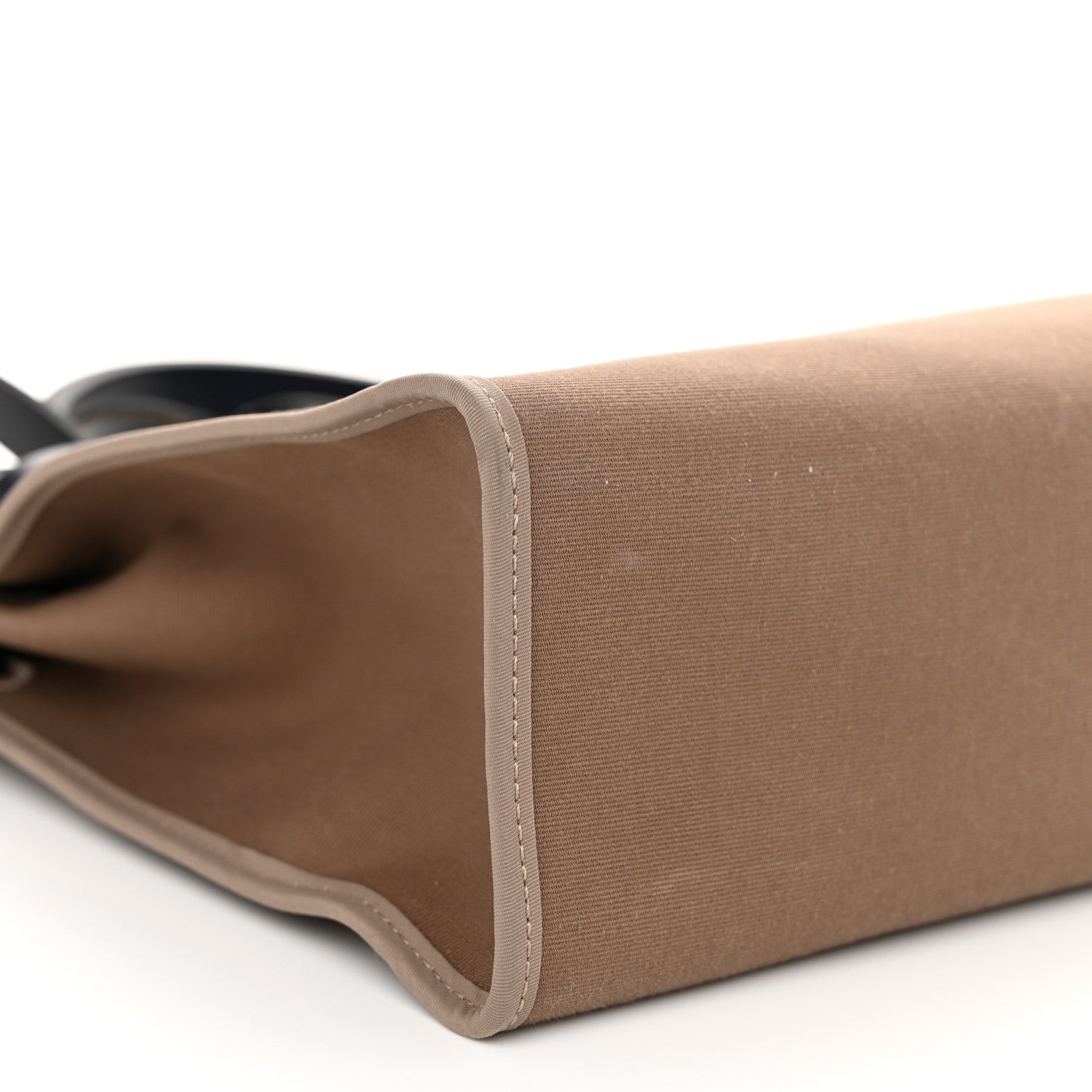 Hermes Vache Hunter Toile Herbag Zip 31 PM Etoupe Bleu Saphir 10 of 12