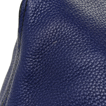 Proenza Schouler Pebbled Calfskin Medium Zip Hobo Blue 16 of 16