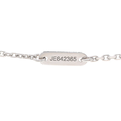 Van Cleef & Arpels 18K White Gold Turquoise Sweet Alhambra Butterfly Pendant Necklace 5 of 6