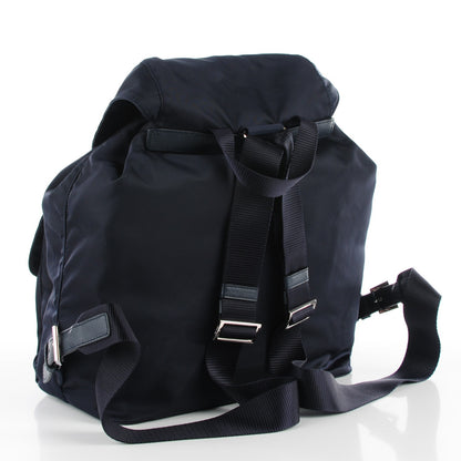 Prada Tessuto Nylon Medium Backpack Blue 3 of 11