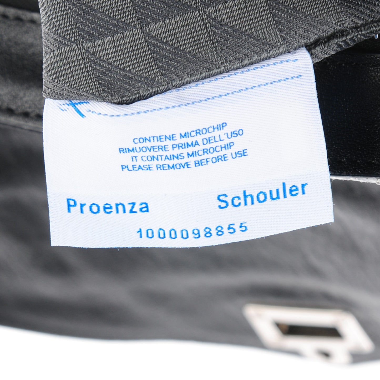 Jacquard Woodblock PS1 Tiny Satchel Black White