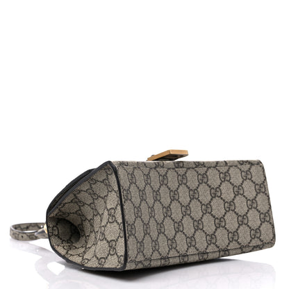 Balenciaga X GUCCI GG Supreme Monogram Small Hourglass Top Handle Bag Beige Ebony 4 of 9