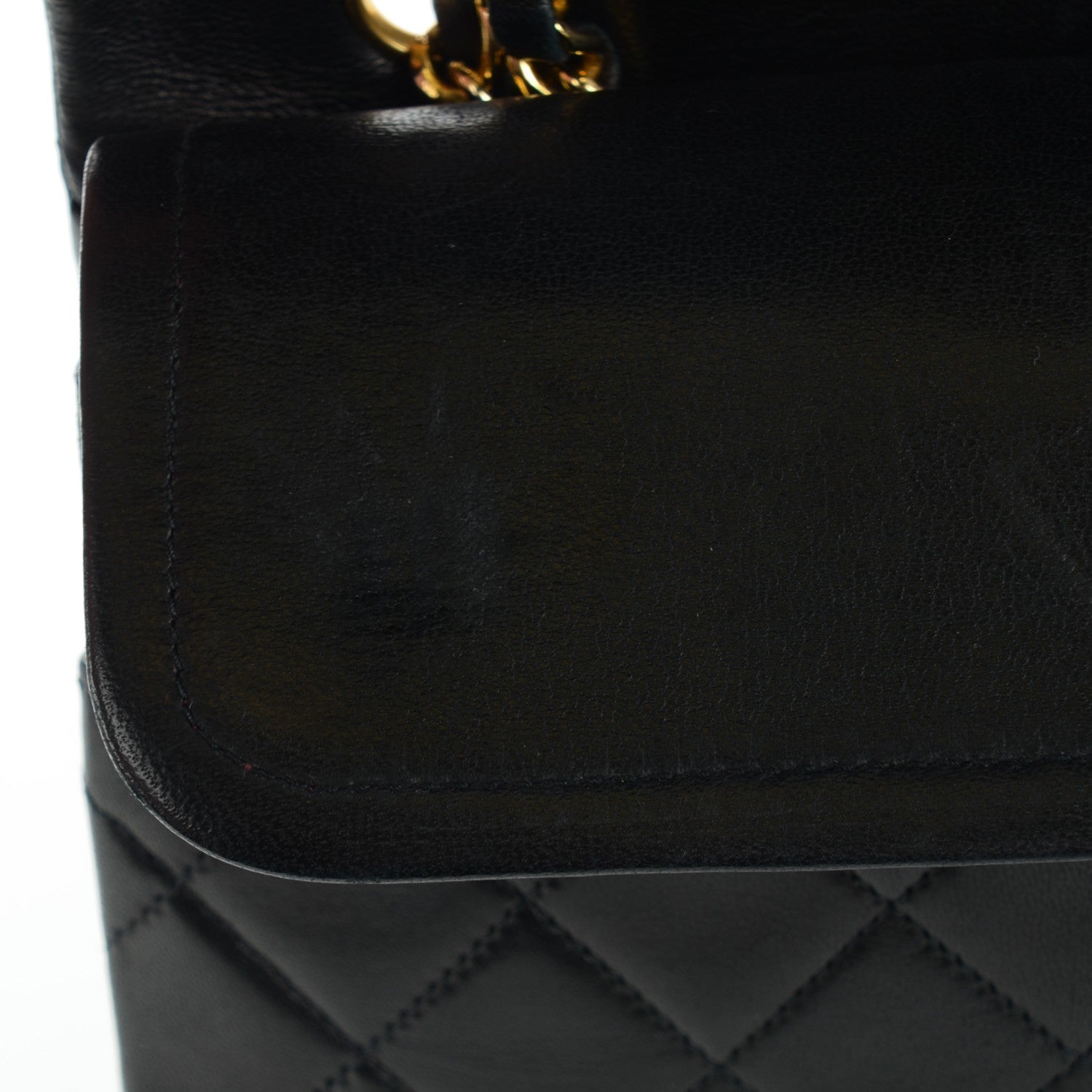 Chanel Lambskin Quilted Medium Double Flap Black 6 of 11