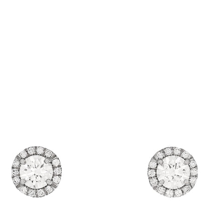 Tiffany Platinum Diamond .74ctw Soleste Earrings 1 of 6