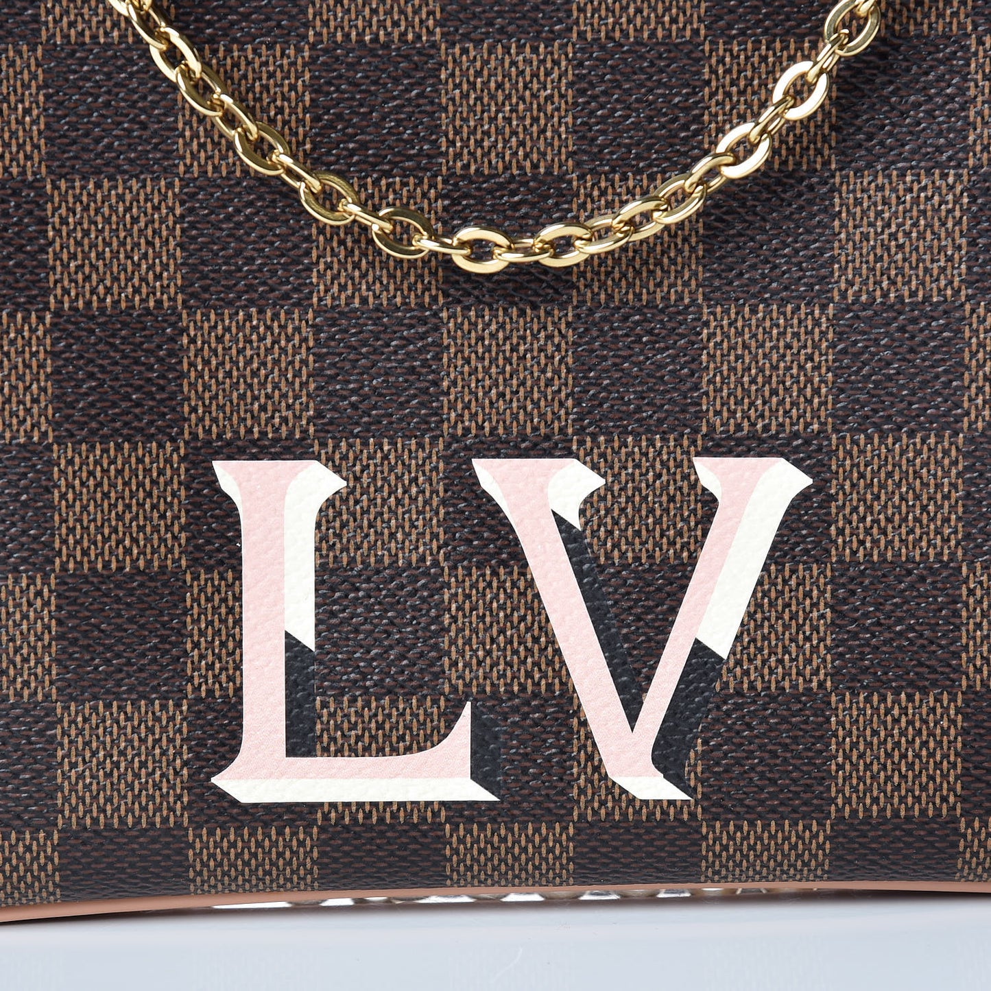 Damier Ebene Double Zip Pochette