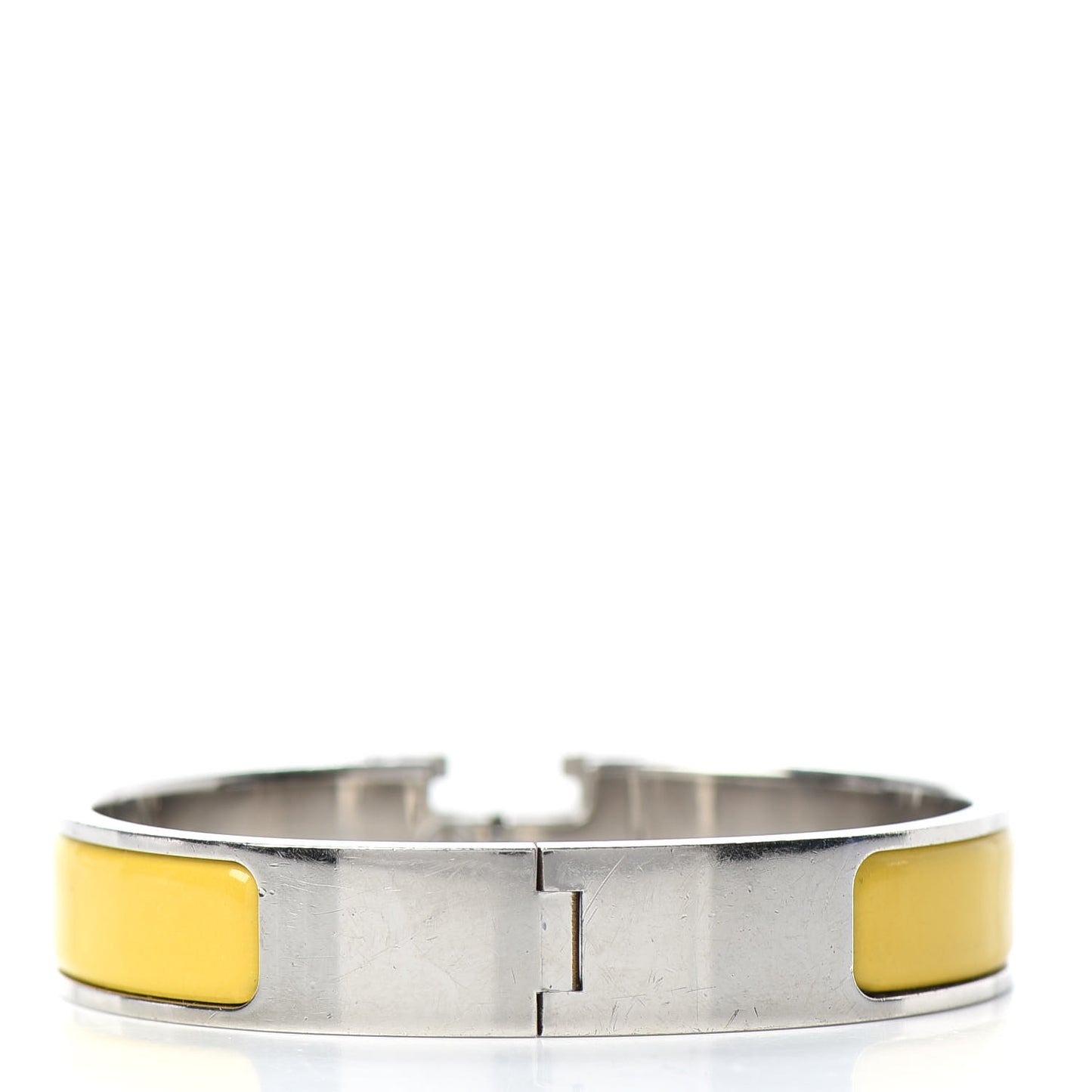 Enamel Narrow Clic Clac H Bracelet PM Jaune Soleil