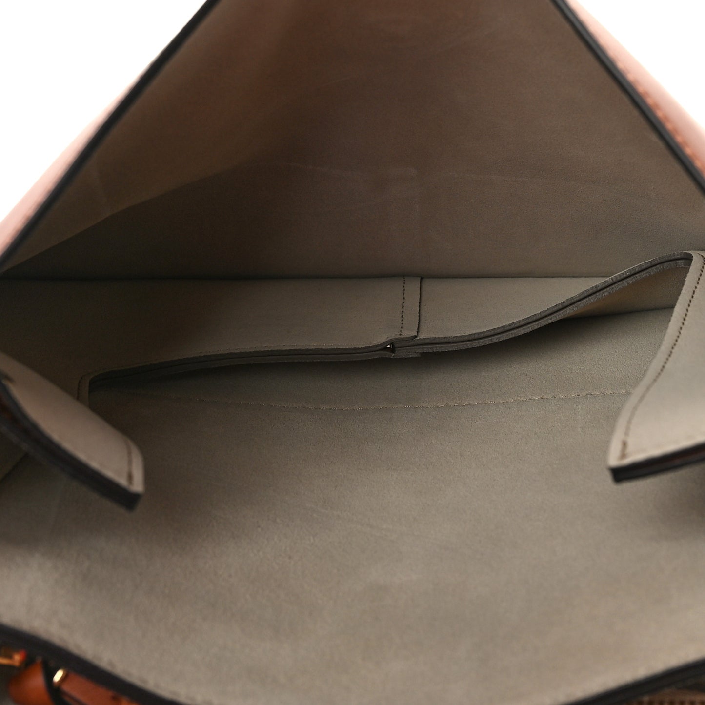Suede Calfskin Medium Faye Shoulder Bag Tobacco