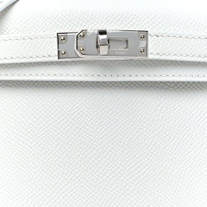 Hermes Epsom Mini Kelly Sellier 20 New White 7 of 10
