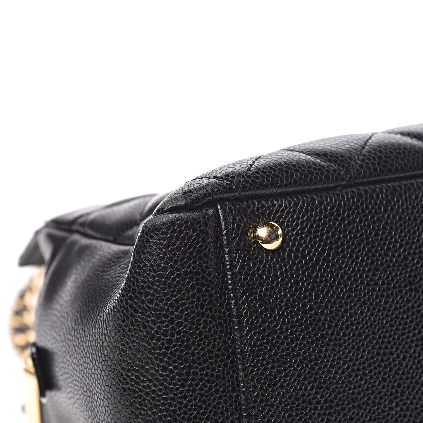 Caviar Quilted Petit Timeless Tote PTT Black