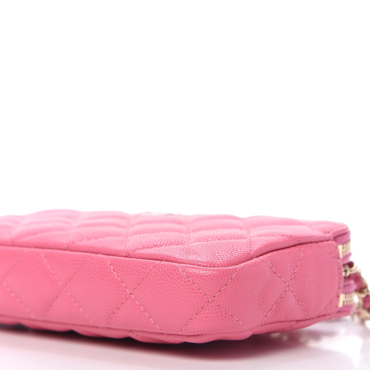Chanel Caviar Quilted Small Clutch With Chain Pink 7 of 10