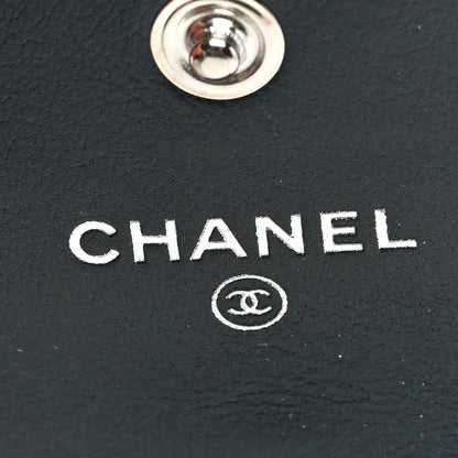 Chanel Lambskin Logo Printed Quilted Airpods Pro Case Dark Green 6 of 7