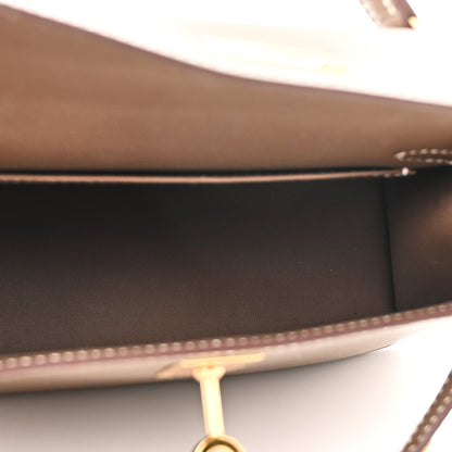 Hermes Madame Calfskin Mini Kelly Sellier 20 Etoupe 5 of 10