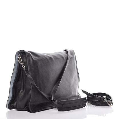 Prada Glace Calf Etiquette Flap Black Astrale 3 of 10