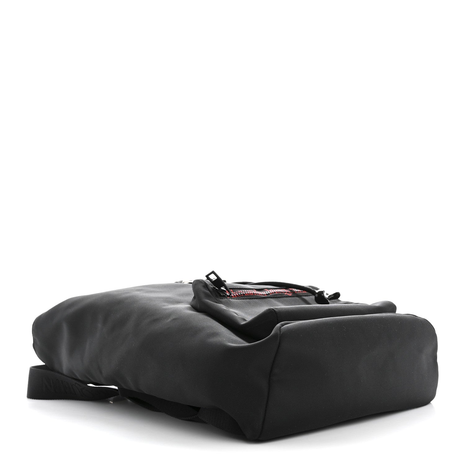 Alexander McQueen Nylon Backpack Black Red 4 of 10