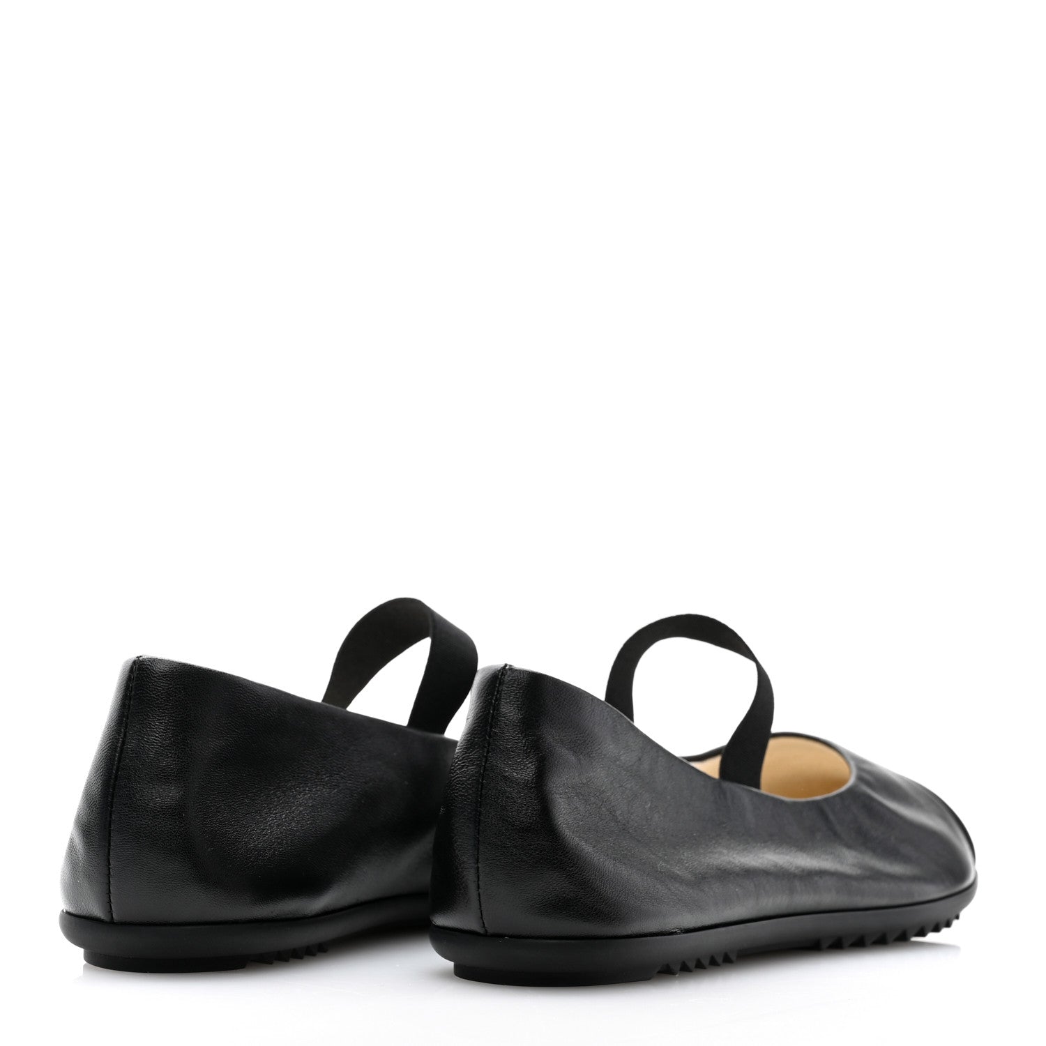 Chanel Lambskin Cap Toe CC Mary Jane Flats 40 Black 4 of 9