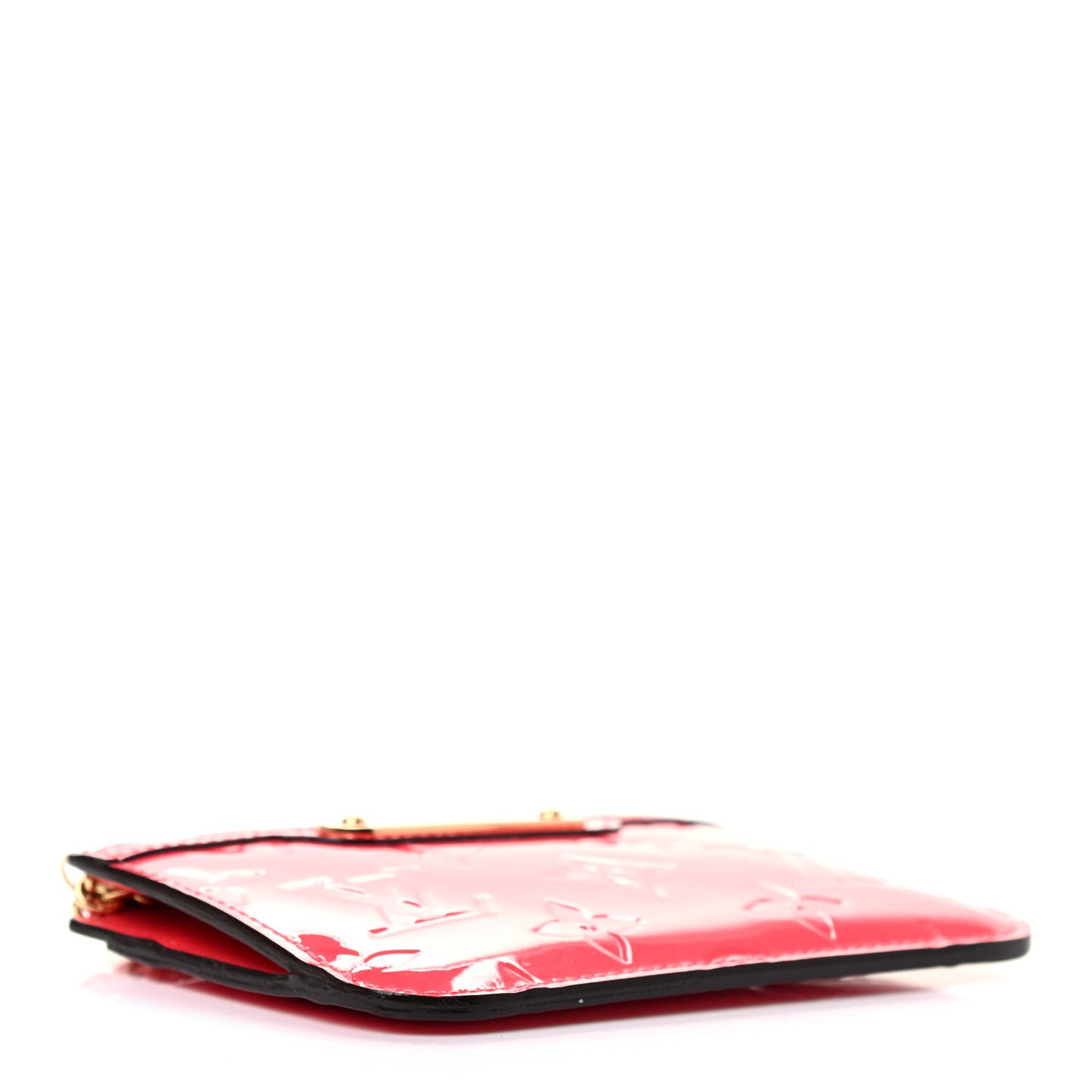 Vernis Key Pouch Rose Litchi