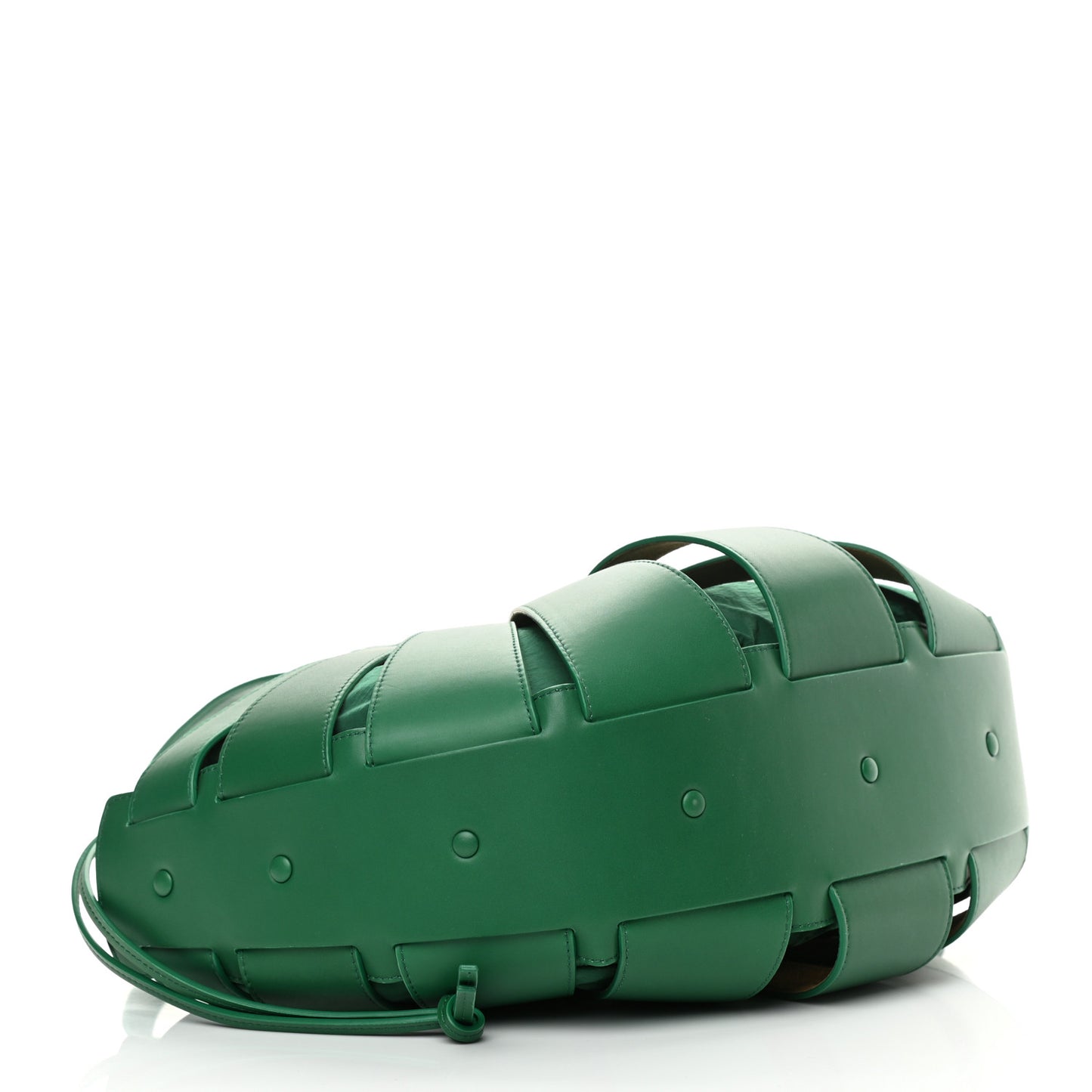 French Calfskin Shell Bag Racing Green