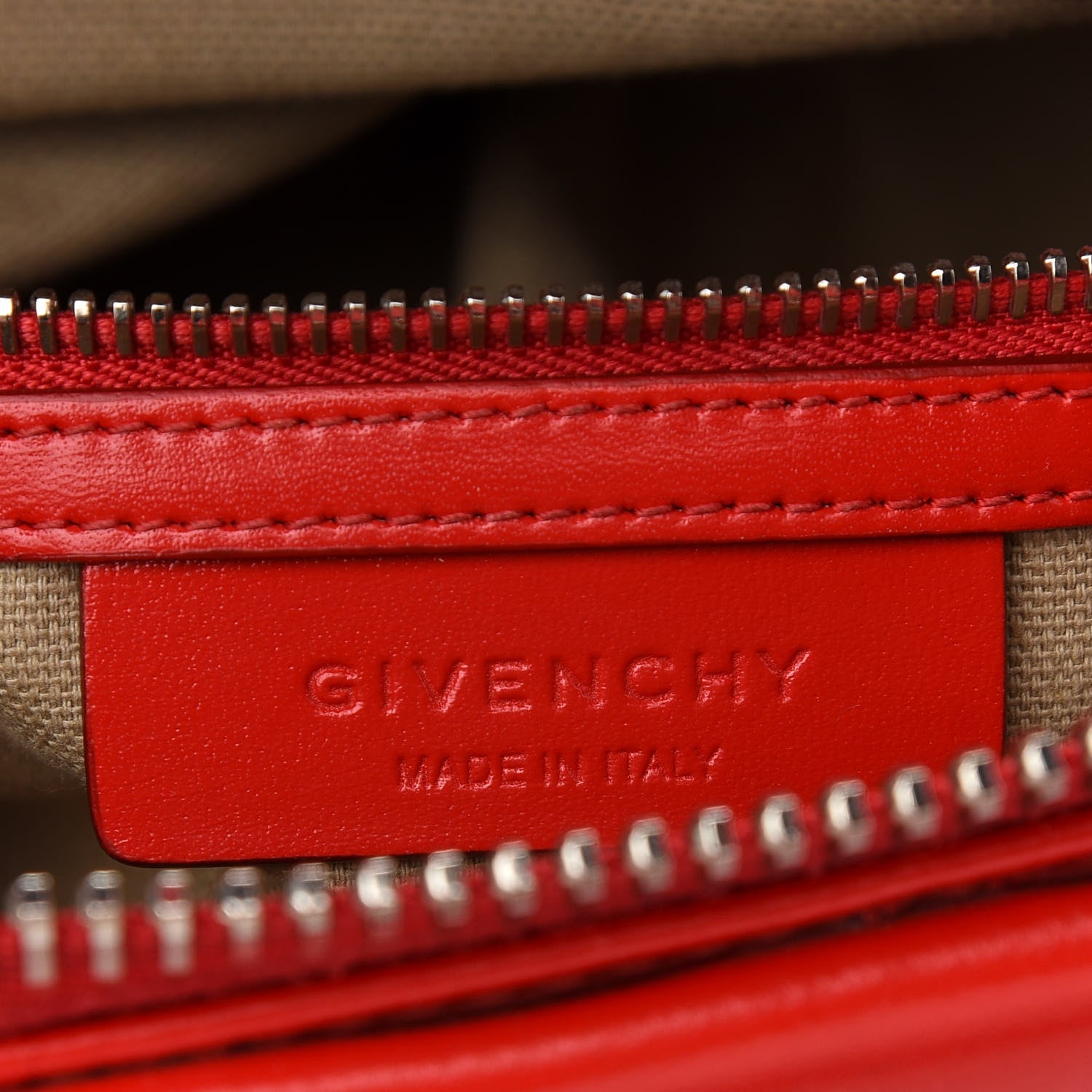 Givenchy Shiny Lord Calfskin Small Antigona Medium Red 6 of 9