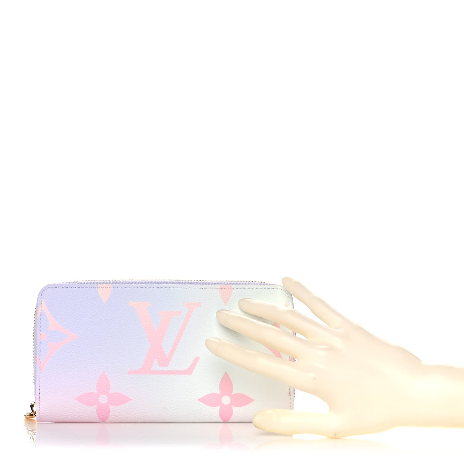 Louis Vuitton Monogram Giant Spring In The City Zippy Wallet Sunrise Pastel 2 of 10