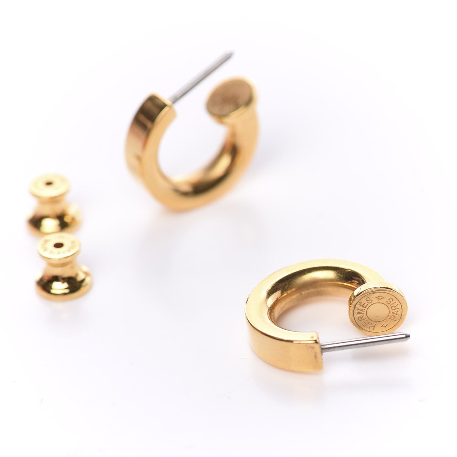 Hermes Swift O'Kelly Earrings Etoupe 4 of 7