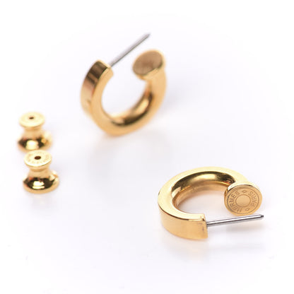 Hermes Swift O'Kelly Earrings Etoupe 4 of 7