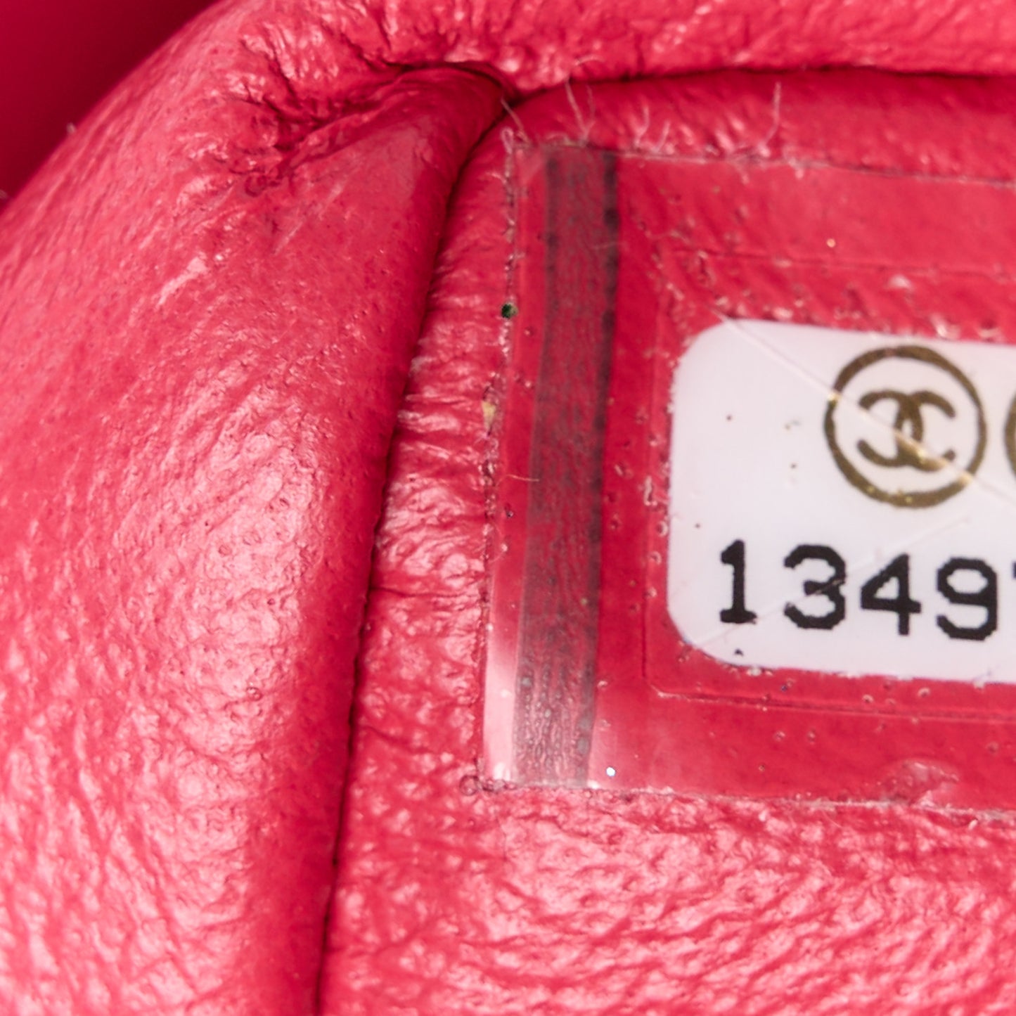 Lambskin Chevron Quilted Maxi Single Flap Red