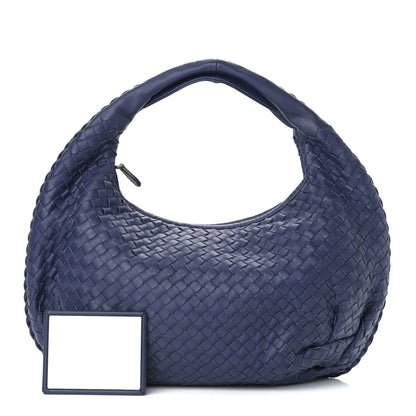 Bottega Veneta Nappa Intrecciato Medium Belly Veneta Hobo Sapphire 1 of 9