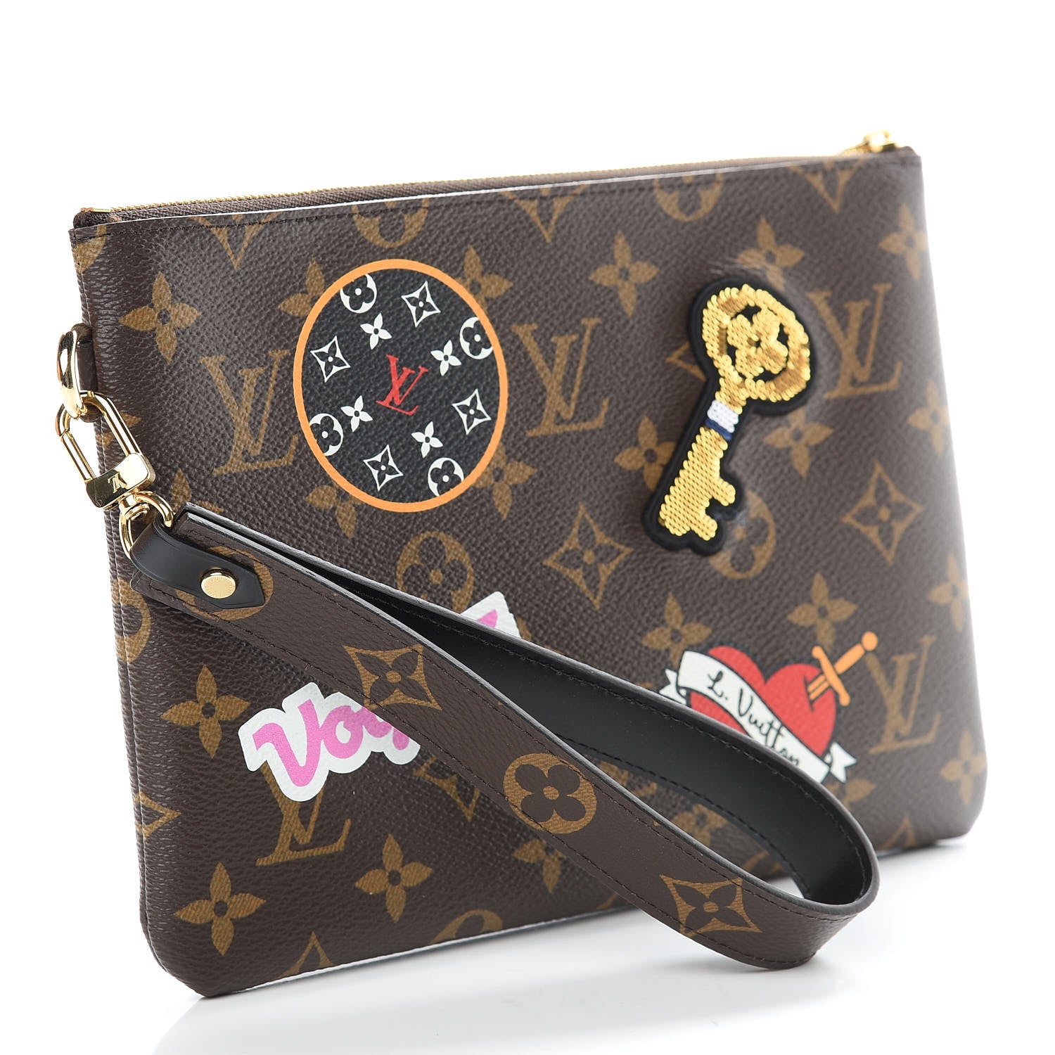 Louis Vuitton Monogram Travel Stickers City Pouch 3 of 8