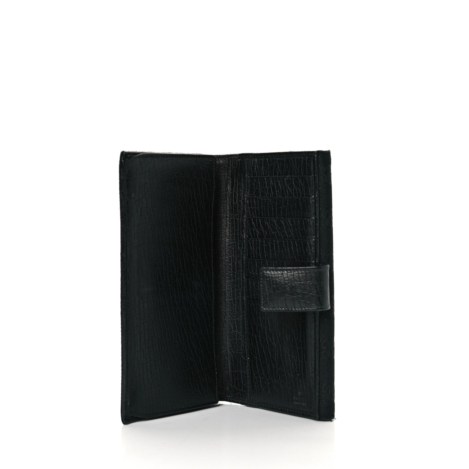 Gucci Monogram Hasler Continental Wallet Black 10 of 11