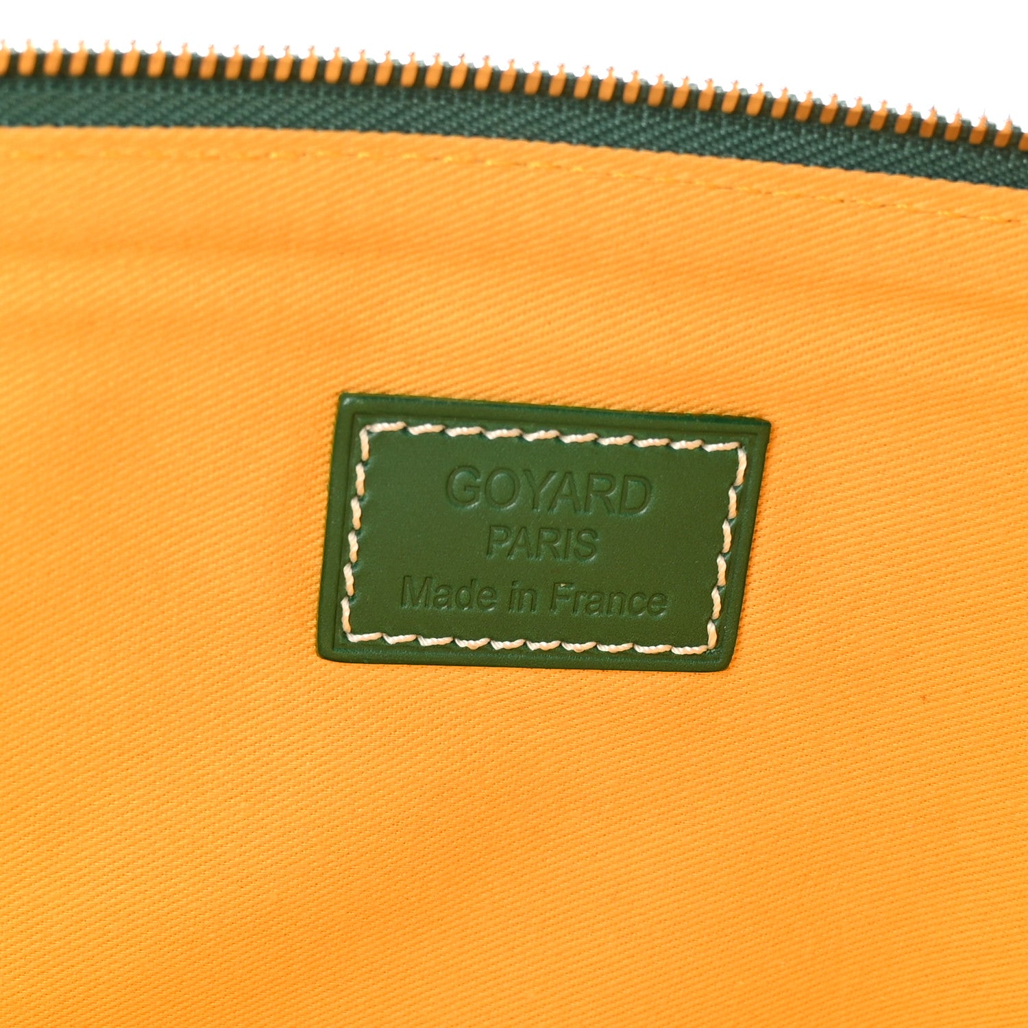 Goyard Goyardine Senat Pochette GM Green 6 of 7
