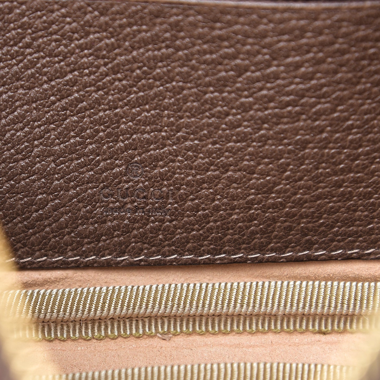 GG Supreme Monogram Ophidia Belted iPhone Case 85 34 Dark Brown