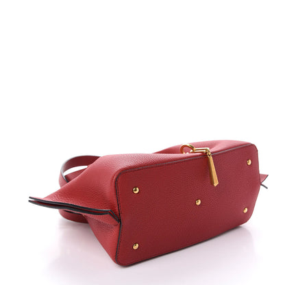 Valentino Garavani Grainy Calfskin Small VLogo Escape Shopper Rosso Valentino 4 of 12