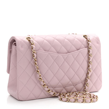 Chanel Caviar Quilted Medium Double Flap Light Pink 3 of 10