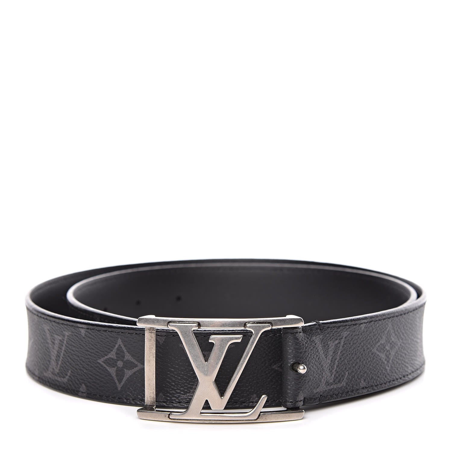 Louis Vuitton Calfskin Monogram Eclipse LV Montana Belt 95 38 1 of 7