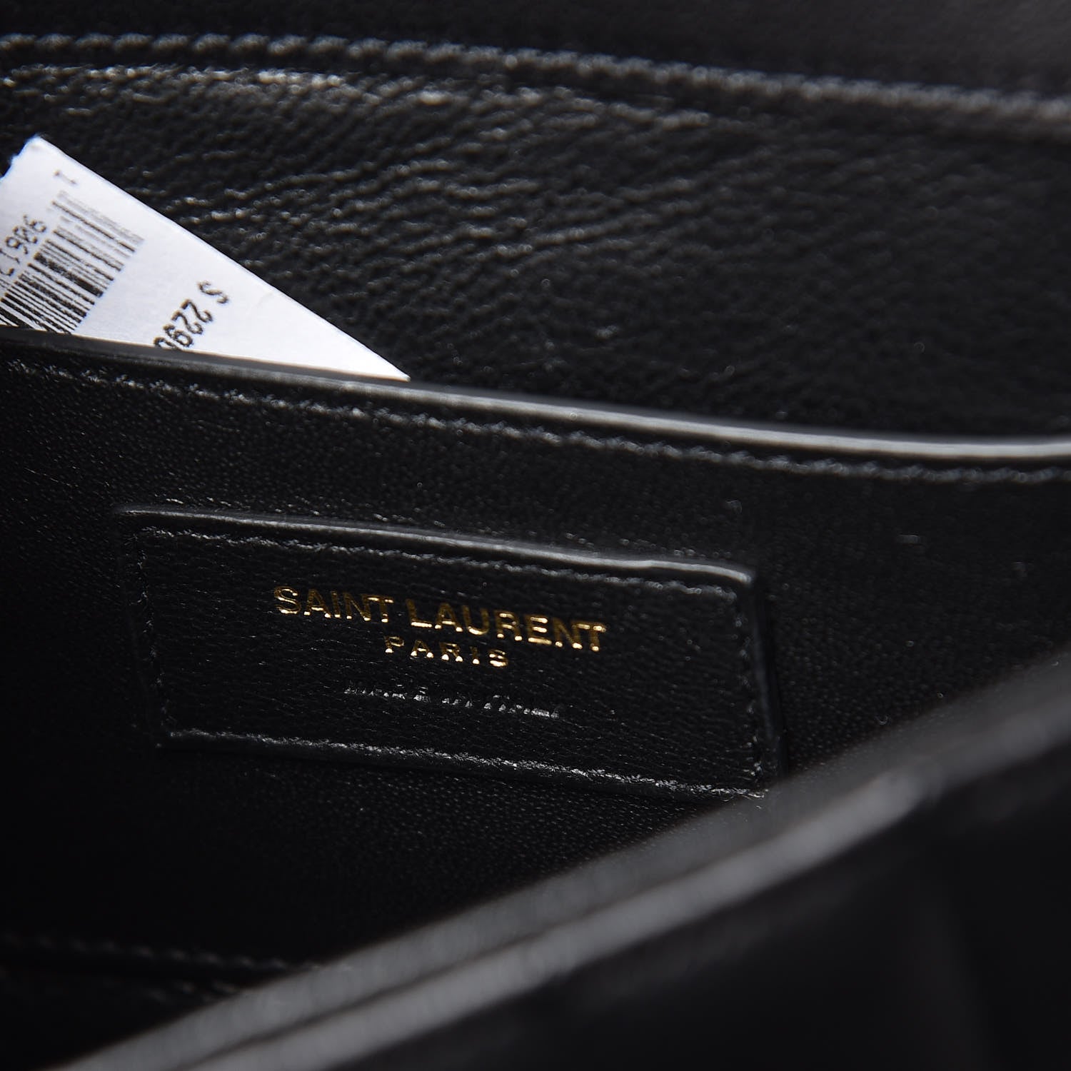 Saint Laurent Lambskin Matelasse Monogram Small Vicky Chain Bag Black 8 of 12